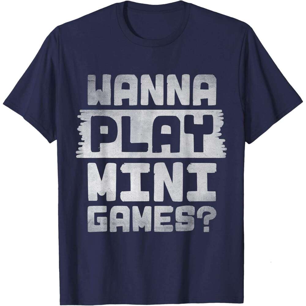 T shirt for Mens Womens Wanna Play Mini Games Monke Tag Gorilla VR Gamer T-Shirt Shirts Tshirt Graphic Tee Casual Tops Clothes Short sleeve