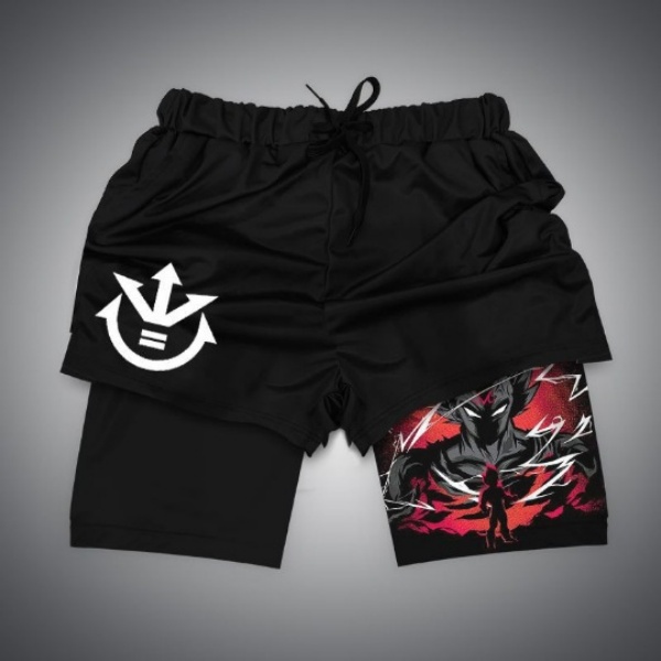 Men's Shorts Anime Jujutsu Kaisen Yuji 2 In 1 Compression For Men Summer High Spring Shorts Fitness Pants Dry Sweat Gym Training Pants Loose Swea