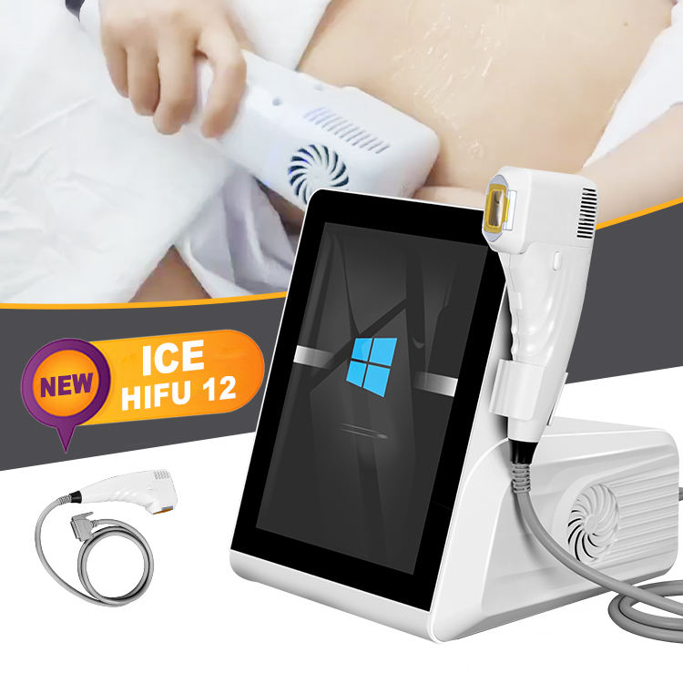 Hot Upgraded Comfortable ICE HIFU Skin Resurfacing Vmax SMAS Face Contouring Wrinkle Removal Multi-Row Single Point 2 In 1 Body Slimming Anti-Cellulit