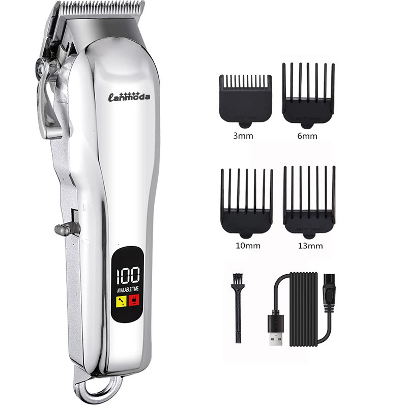 Electric Dogs Grooming Clipper Professional Hair Cutter for Pets Hair Trimmer Cordless Low Noise Shaver Cutter Machine Scissors 240807