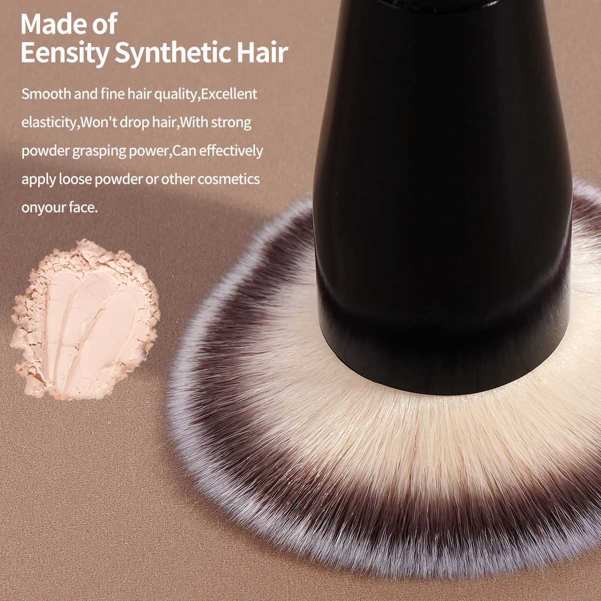 MAANGE 1PCS Professional Makeup Brush Kabuki Foundation Brush Face Contour Brush for Liquid Cream Powder Buffing Makeup Tools Y240807