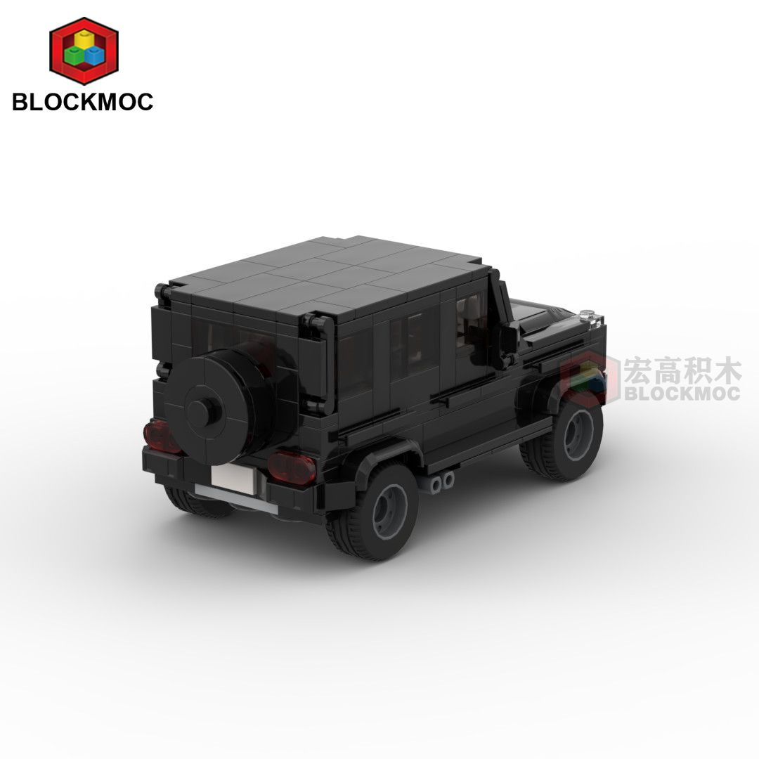 MOC Benz G63 Vehicle Speed Champion Racer Building Blocks Racing Super Technique Car Creative Garage DIY Set Toy City Car, 2024 Version dh910320090