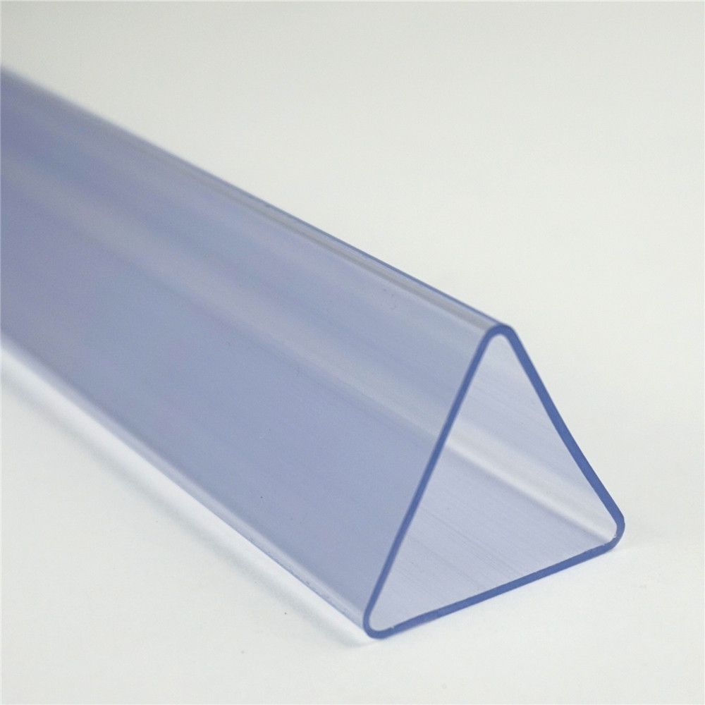 Triangle tube, PVC plastic special-shaped tube, IC electrical packaging tube, transparent tube, plastic tube, decorative tube