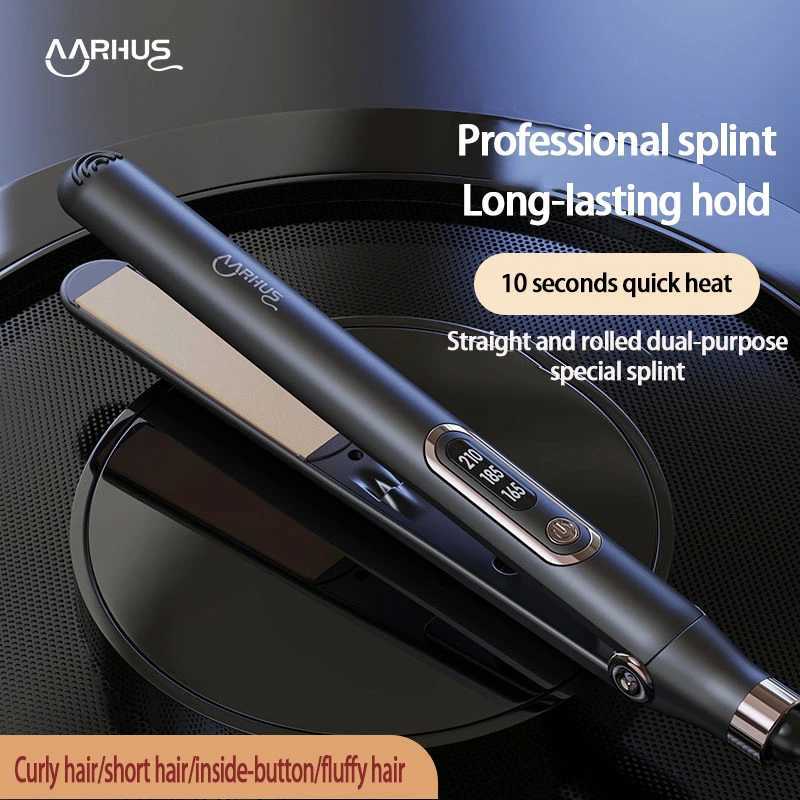 New Arrival 2-in-1 professional straightener curling iron negative ion permer used for long-term styling Z241022