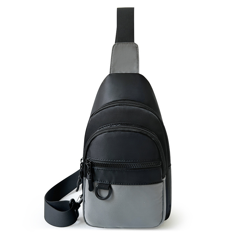 Japanese crossbody bag fashion casual men's and women's breast bag Oxford cloth bag single shoulder crossbody bag outdoor sports Fanny pack