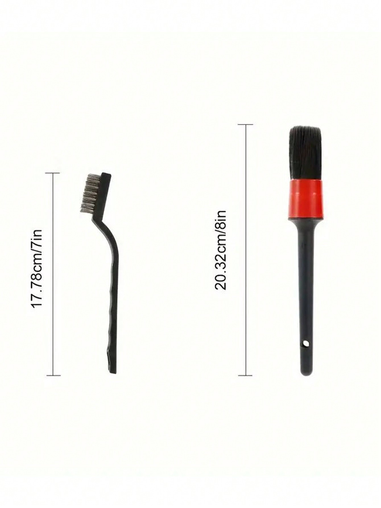 Car air conditioning outlet cleaning brush 9-piece set car interior cleaning tool fluff brush wire brush gap dust removal brush