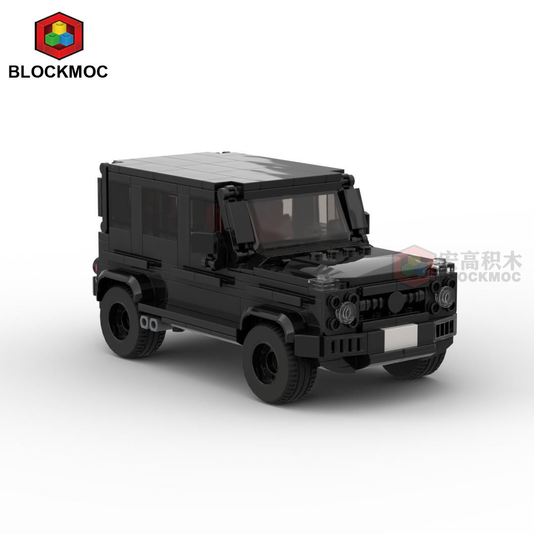 MOC Benz G63 Vehicle Speed Champion Racer Building Blocks Racing Super Technique Car Creative Garage DIY Set Toy City Car, 2024 Version dh910320090