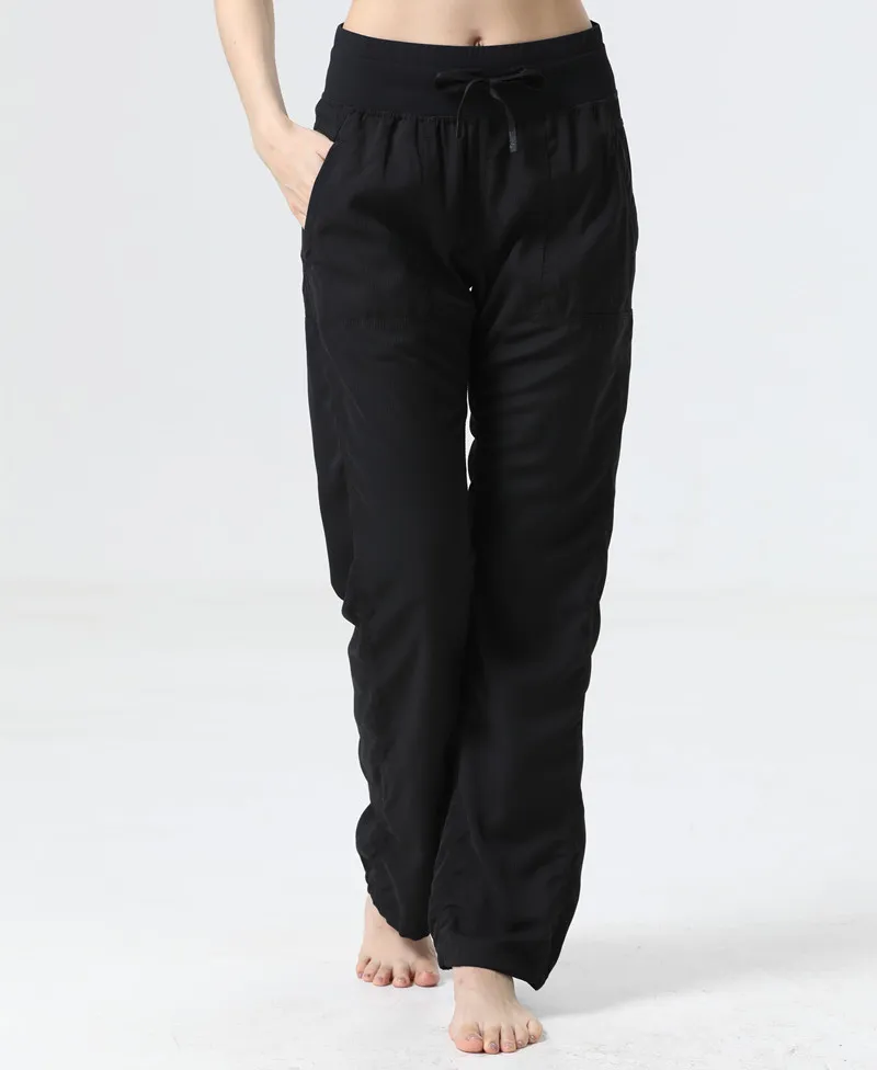 Womens Dance Studio Pant Loose Workout Mid Waist Sports For Women Casual Gym Yoga Long Wide Leg Pants Trousers RG Z260314