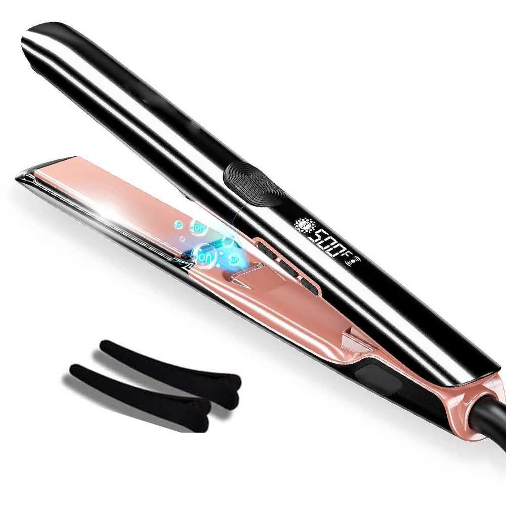 RUCHA Hair Straightener Professional High Temperature Keratin Treatment 500F Hair Flat Iron for Frizzy Hair Recovers the DamagedM240808