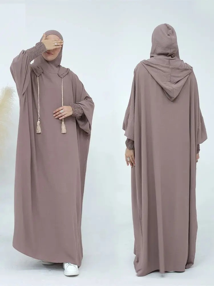 Ramadan Niqab Khimar Muslim Abaya Dubai Turkey Islam Prayer Clothes African Dresses For Women Dress Kaftan Robe Femme Musulmane 240809