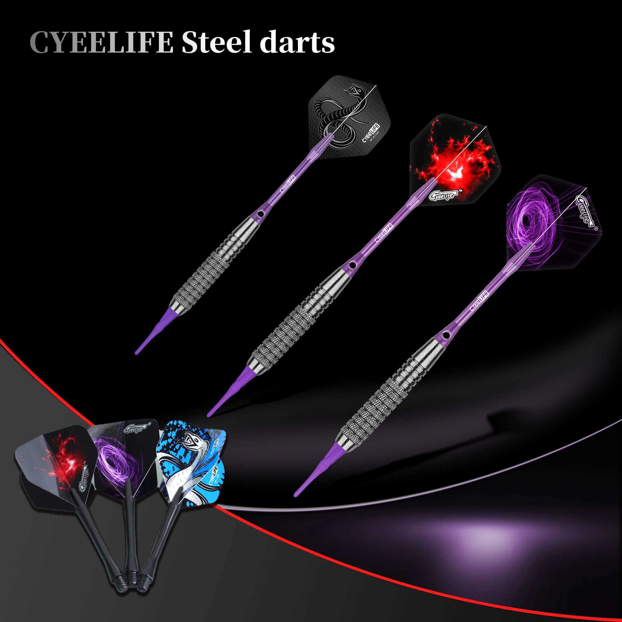 CyeeLife 18/20/24g Soft Dart Safety Practice Competition Rubber Head Adult Flying Sign Drop Resistant Aluminum Rod Tail Y240807