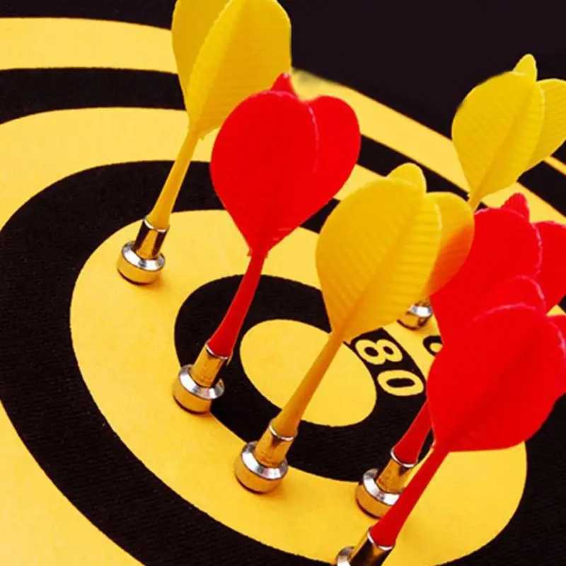 10Pcs/Set Magnetic Darts For Two-sided Magnet Dartboard Dart Board Kids Toys Gift For Boys Girls Indoor Game Y240807