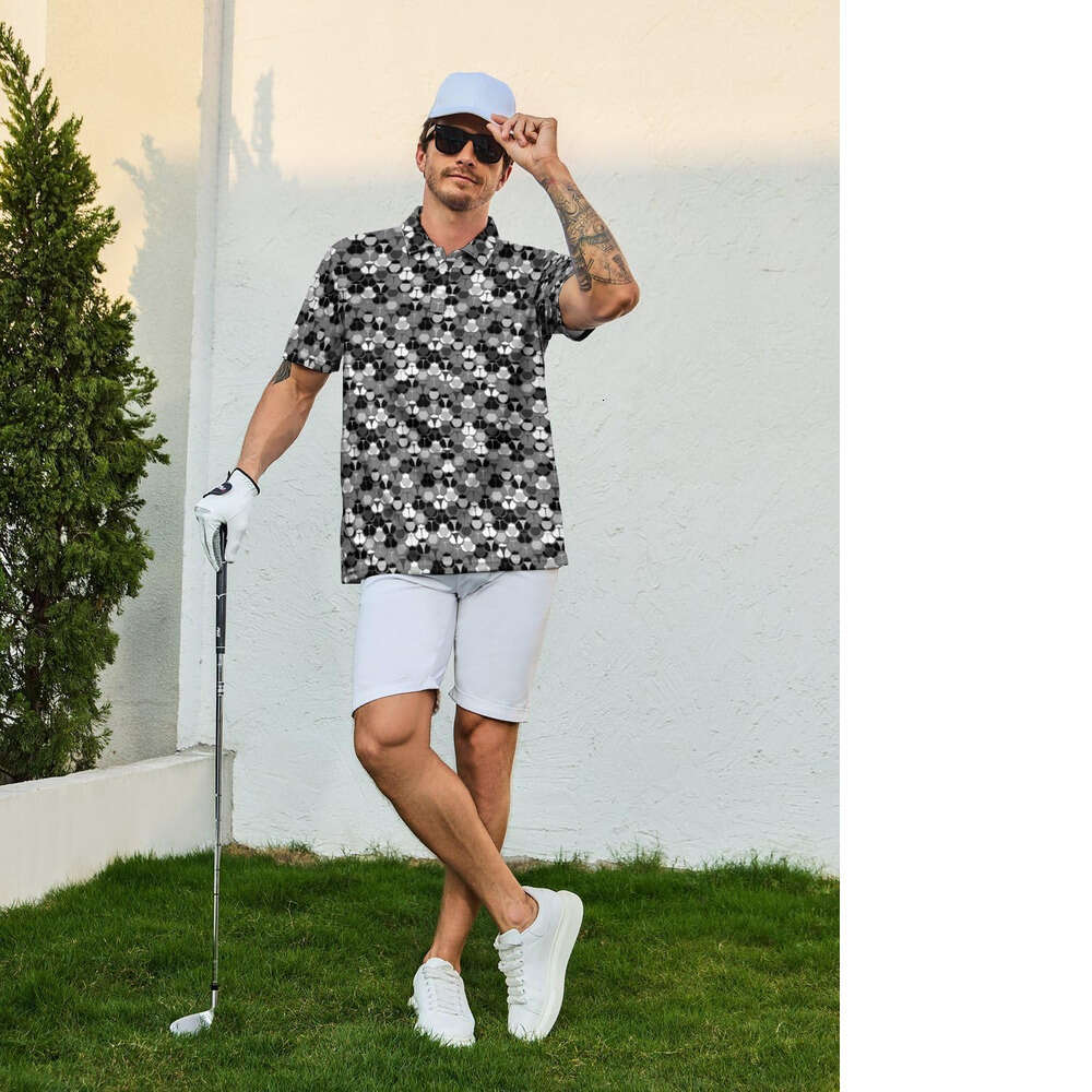 Fashion Mens Polo shirt shirts 80S Flashes Funny Hawaiian Beach Summer Golf Polo Shirts Polos shirts tshirt Casual tops summer clothes Short sleeve