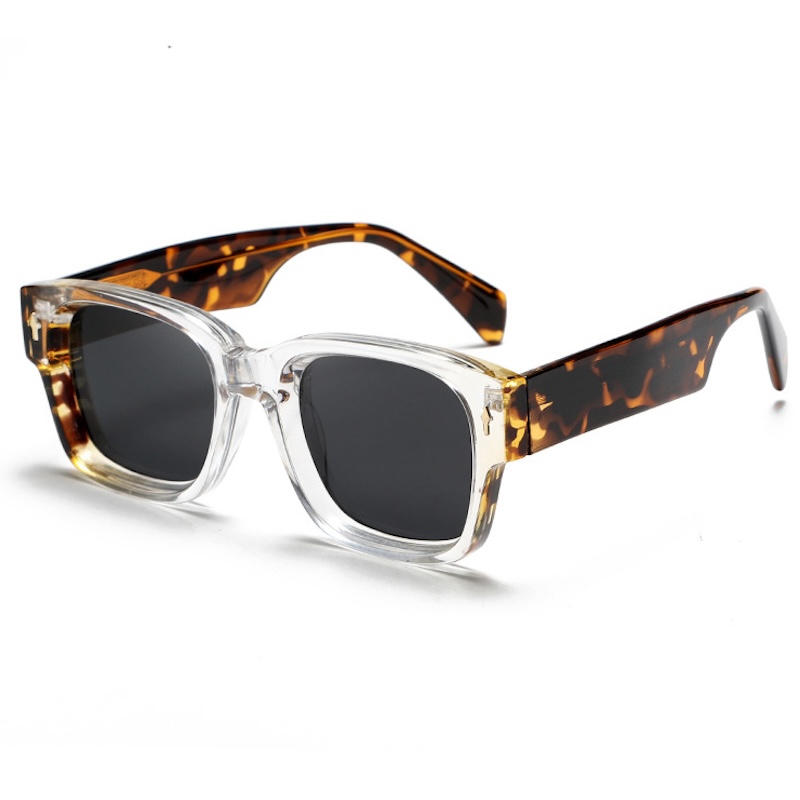 Oversized Sunglasses Men Cool Steampunk Futuristic y2k Extra Large Big Square Cyberpunk Personalized S35 IVISTA