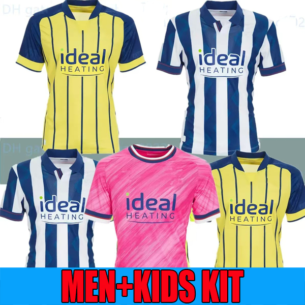 2024-2025 West Bromich Albion Home and Away Kits for Men and Youth - Premium Quality
