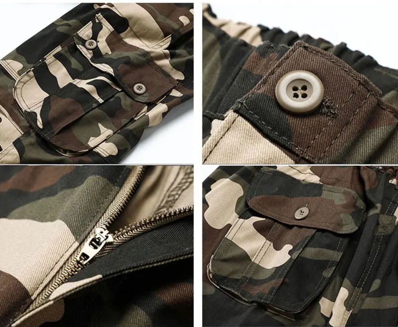 camouflage pants mens casual multi pocket cargo Trojan horse hiphop runner city coat flag tactical M5XL 240808