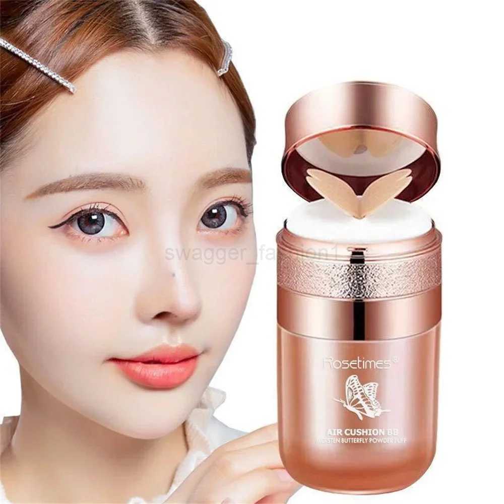 Butterfly Puff Air Cushion BB Cream Isolation Natural Concealer Moisturizing Oil Control CC Cream Face Base Moisturizing MakeupXJ240809