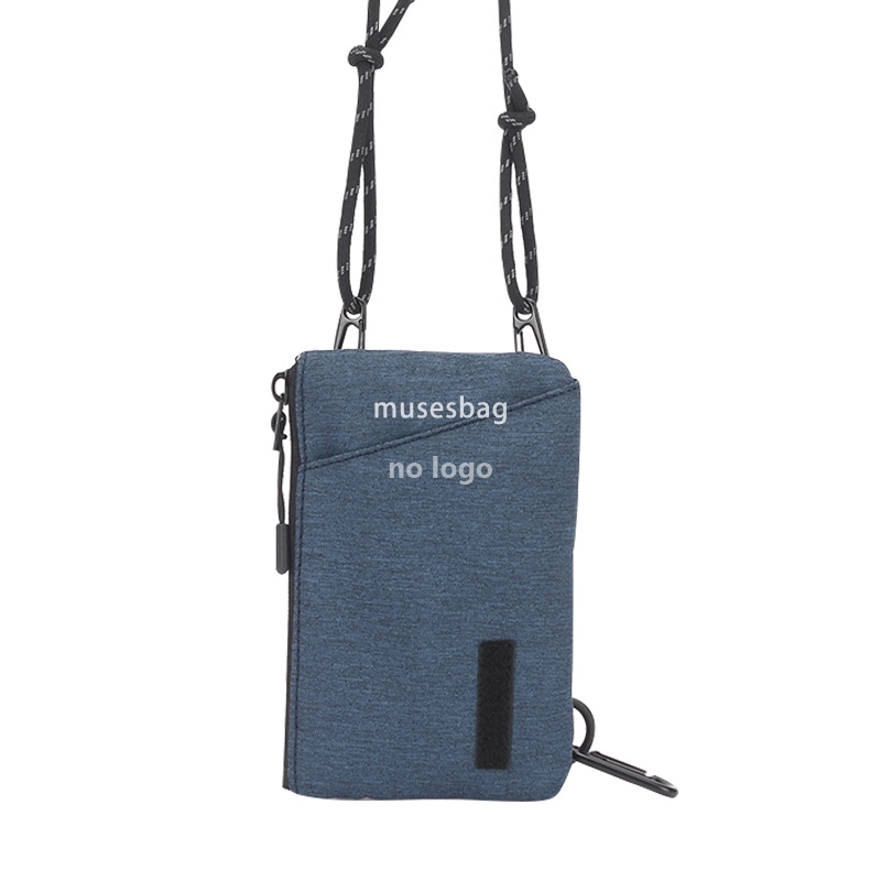 New men's crossbody bag portable small bag travel mobile phone Fanny pack leisure men's bag headphones bag