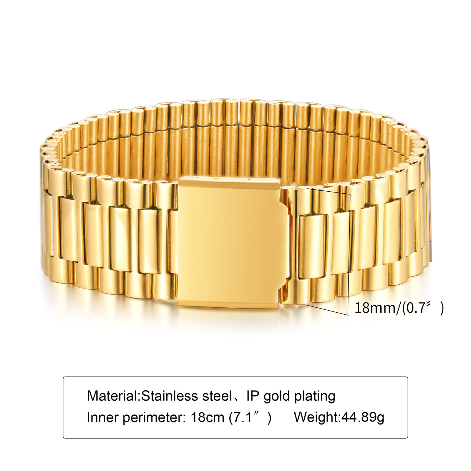 Luxury Gold Bracelet for Her Elegant Womens Bangle with Charms GoldPlated Metal Lightweight for Daily Use Z250910