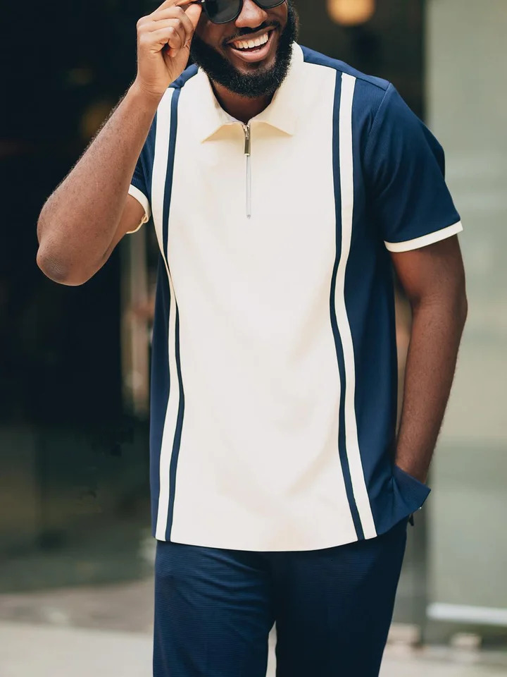 African Men Traditional Summer Outfit in Sportswear Tracksuit Printed T-Shirts Clothes Set Fashion Sports Pant Clothing Suit 240830