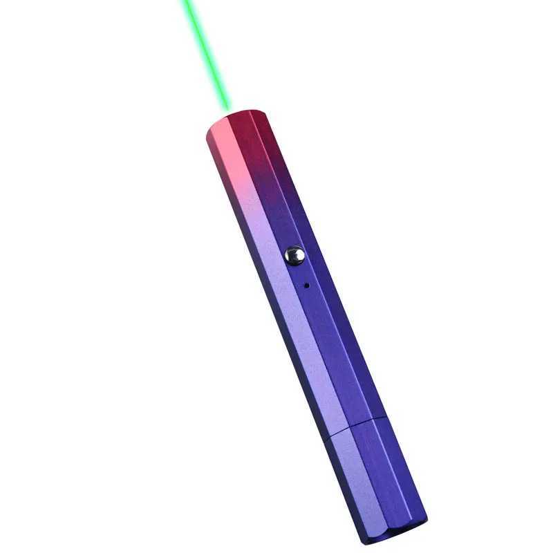 450nm Blue Laser Pointer 532nm Green laser pen 650nm Red Laser Built-in USB Rechargeable Beam Pointer PenM240809