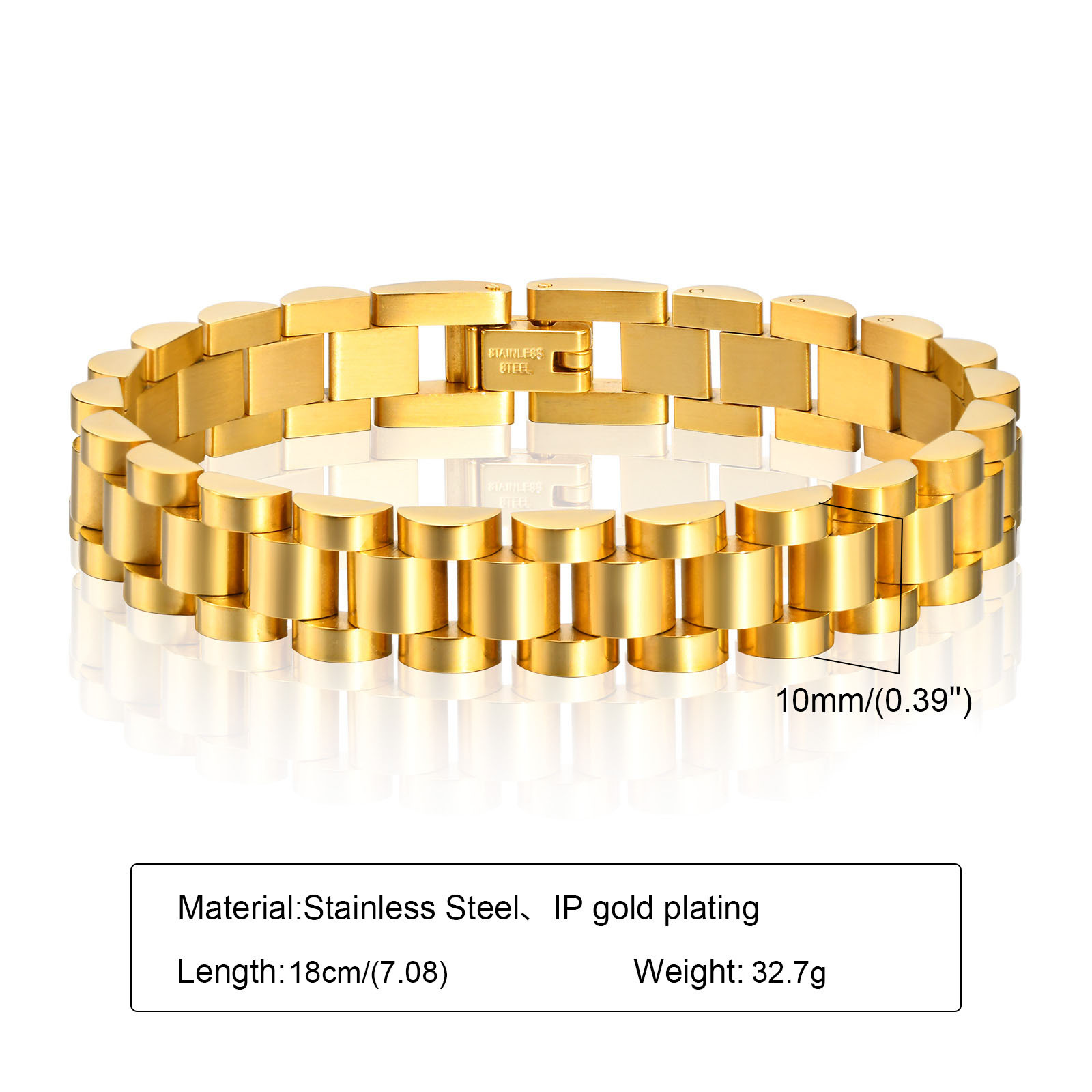 Luxury Gold Bracelet for Her Elegant Womens Bangle with Charms GoldPlated Metal Lightweight for Daily Use Z250910