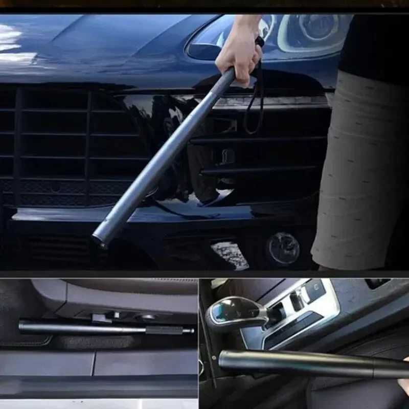 Torches 31/41/49CM Self Defence Flash Stick Baseball Bat Alloy Torch Anti Riot Shooting Distance 500M Multi Functional LED Flashlight z240809