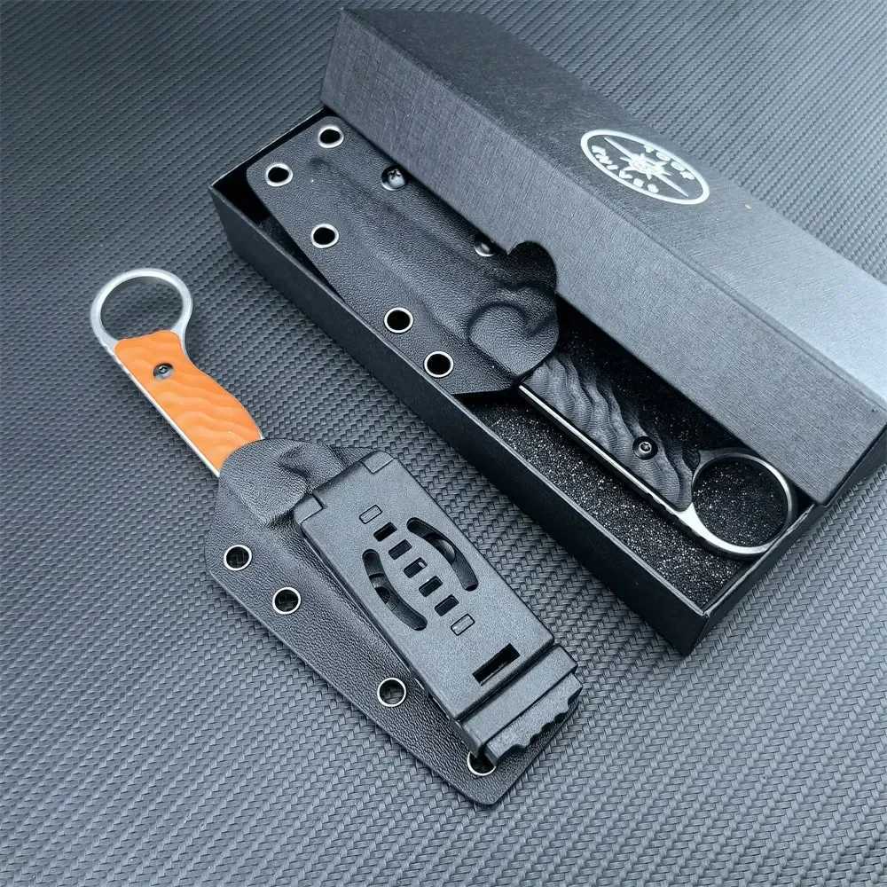 TOOR Anaconda Knife 3.89 8Cr13Mov Stonewashed Fixed Blade G10 Handle With Kydex Sheath Sharp Outdoor Hunting EDC Straight ToolXJ240808