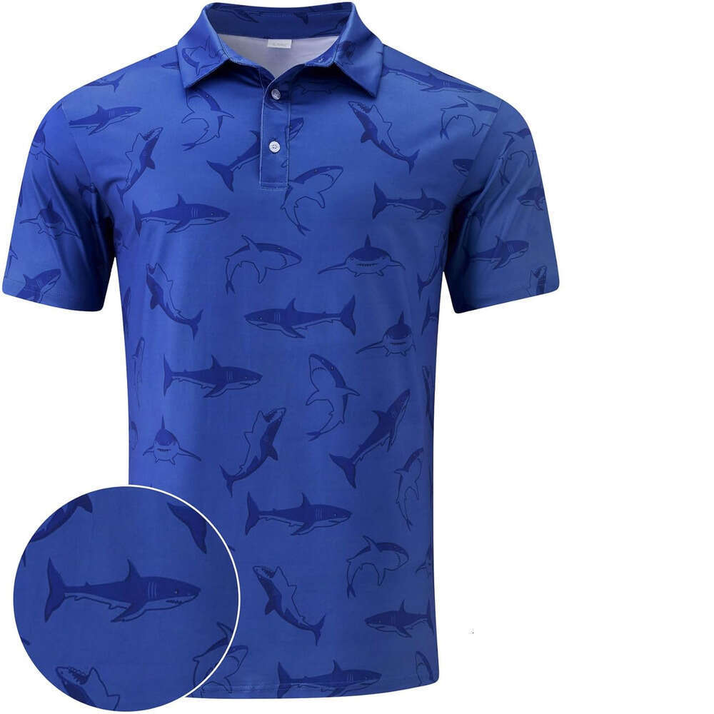Fashion Mens Polo shirt Dry Fit Sleeve Moisture Wicking Performance Golf Tennis Shirt Polos shirts tshirt Casual tops summer clothes Short sleeve Free