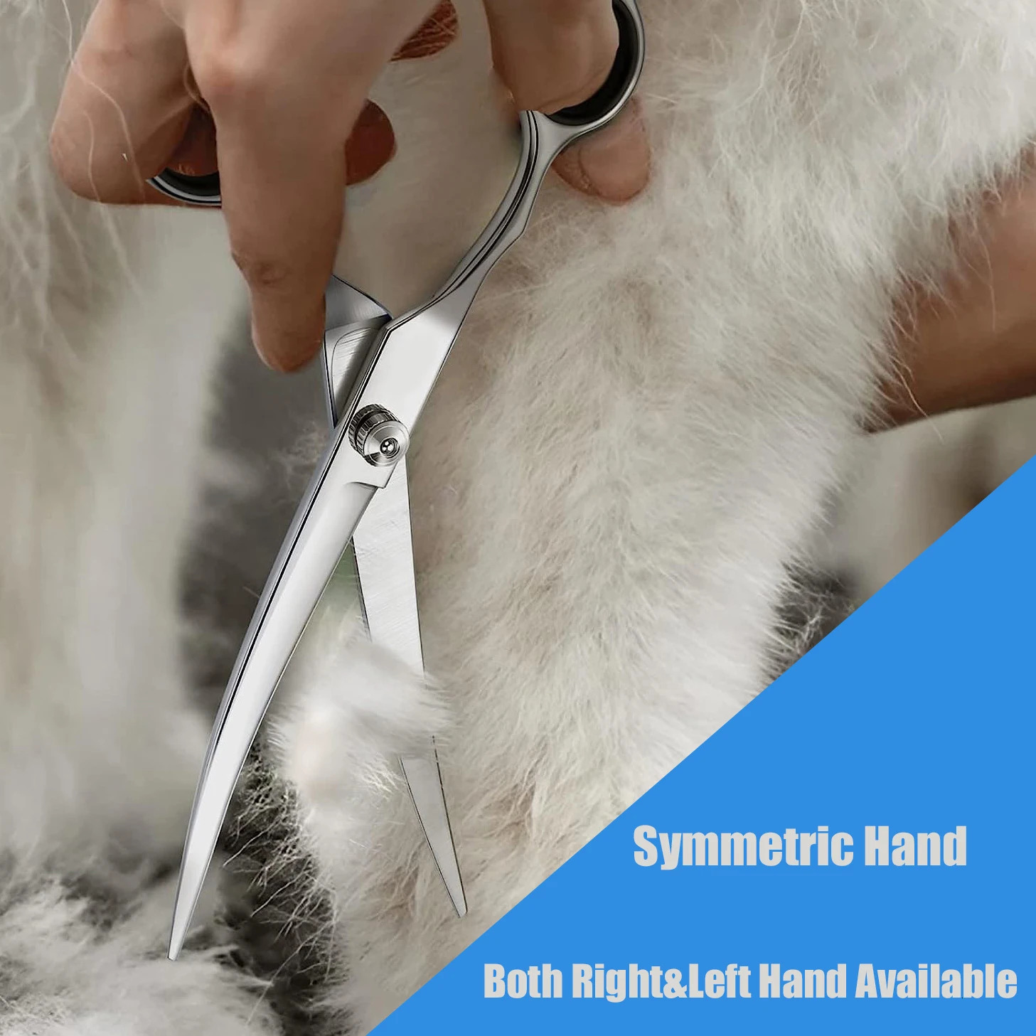 Pet Hair Scissors Grooming Stainless Steel Dog Scissors Pets Shears Animal Cutting Feet Ear Eye Hair Trimming 240808