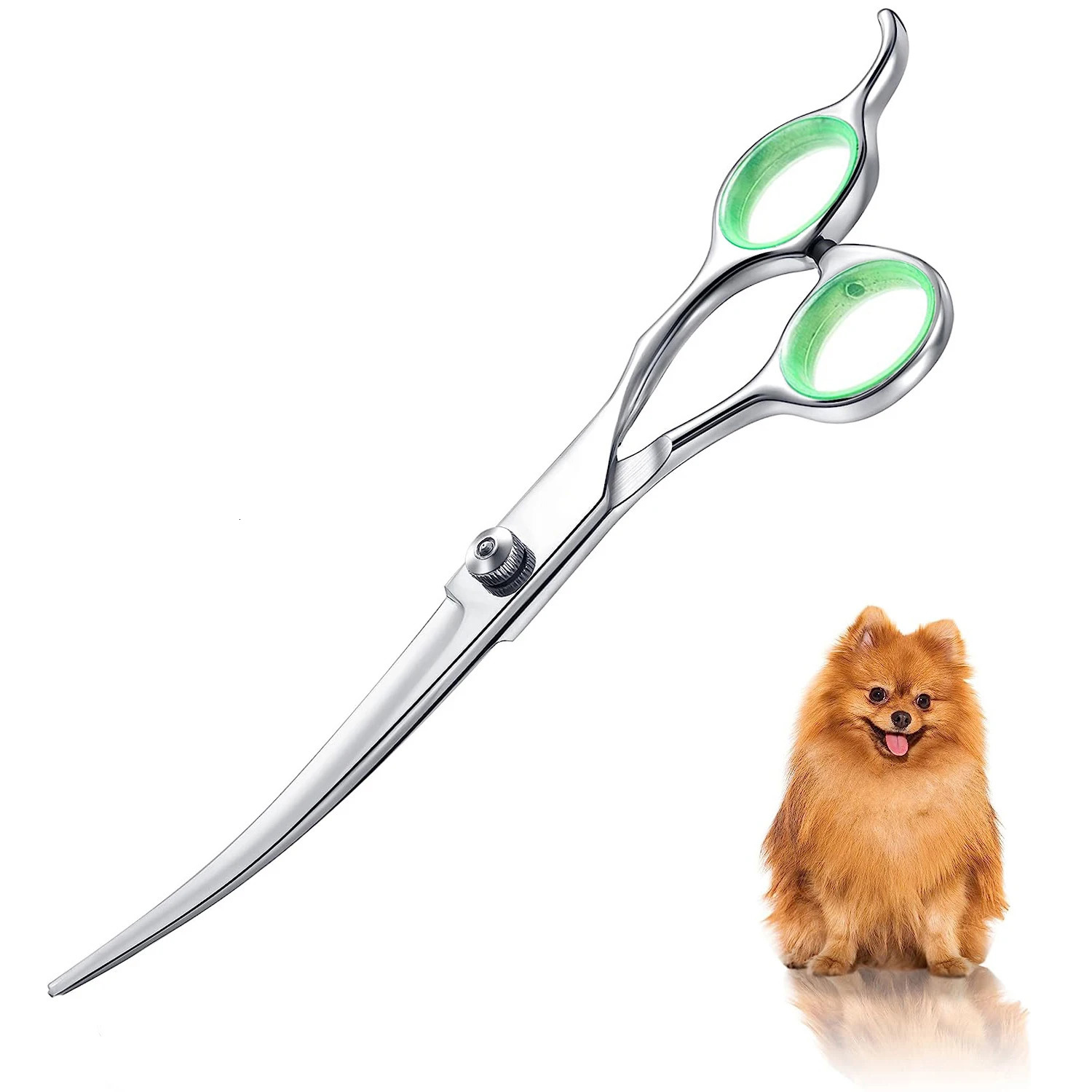 Pet Hair Scissors Grooming Stainless Steel Dog Scissors Pets Shears Animal Cutting Feet Ear Eye Hair Trimming 240808