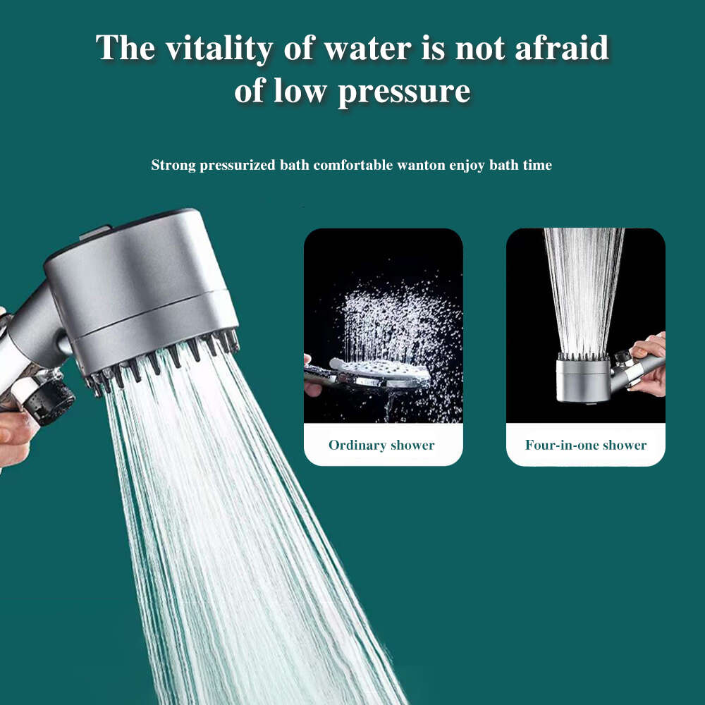 Massage And Skin Beauty Multifunctional High Pressure 3-Mode Handheld Shower Head Anti-Clog Nozzles