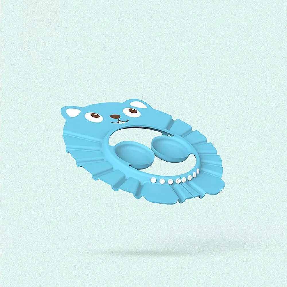Cartoon Match Baby Shampoo Cap Childrens Salle de bain douche Capw240717