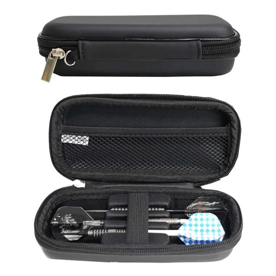 Darts Carrying Case With Inner Support Base 3/6 Cell Smooth Zip Closure Double Protection Protective EVA Darts Holder Organizer Y240807