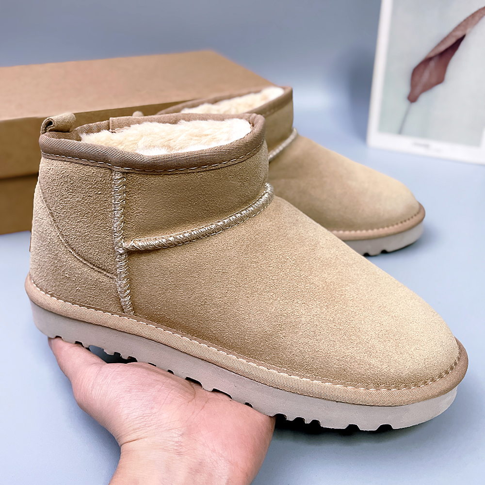 Free shipping Designer Ultra mini Boots winter snow boot Platform short women Tazz Tasman Slippers fur slides Suede Shearling Slipper mens womens Ankle booties