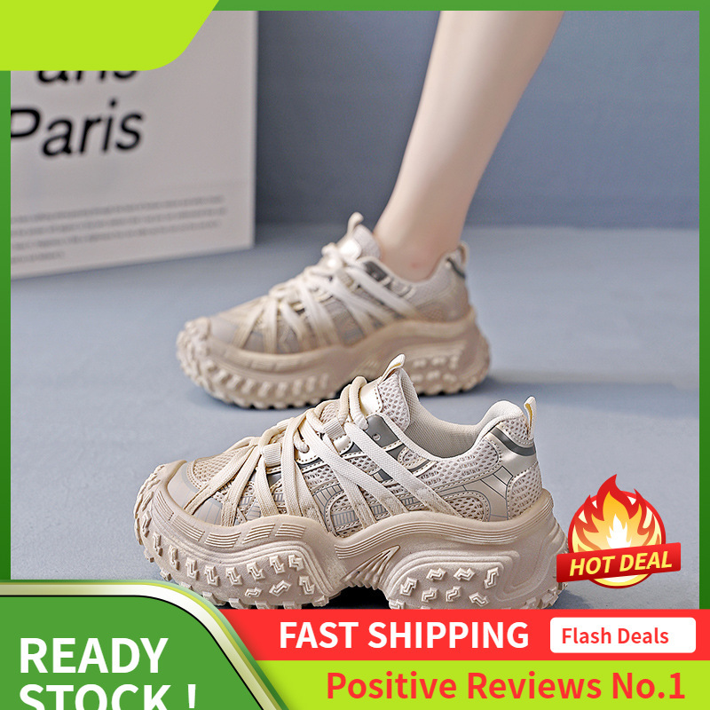 Ddmyoutdoor Trendy Brand Tire Dad New Autumn Thick Sole Height Increasing Sports And Leisure For Women XX M Outdoor Shoes
