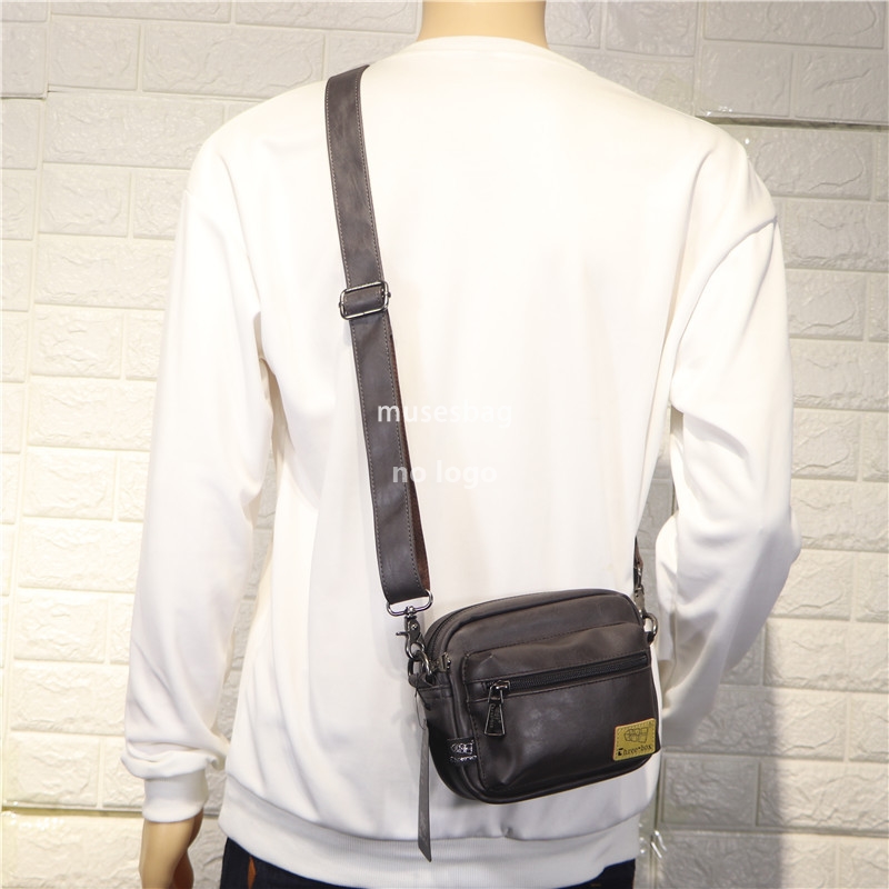 Men's bag threebox Men's shoulder bag Casual Crossbody small bag Outdoor mobile phone Cigarette men's backpack