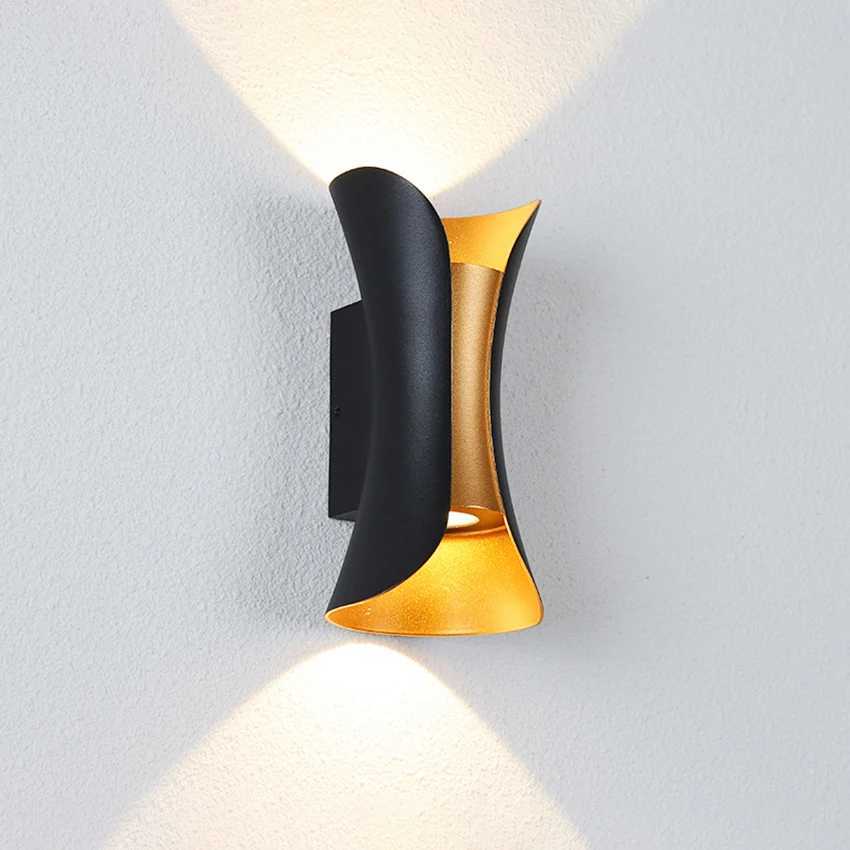 12W LED Outdoor Waterproof Wall Lamps Up and Down Aluminum LED Wall Lights Garden porch Wall Scorce Wall Lighting FixturesCL240809