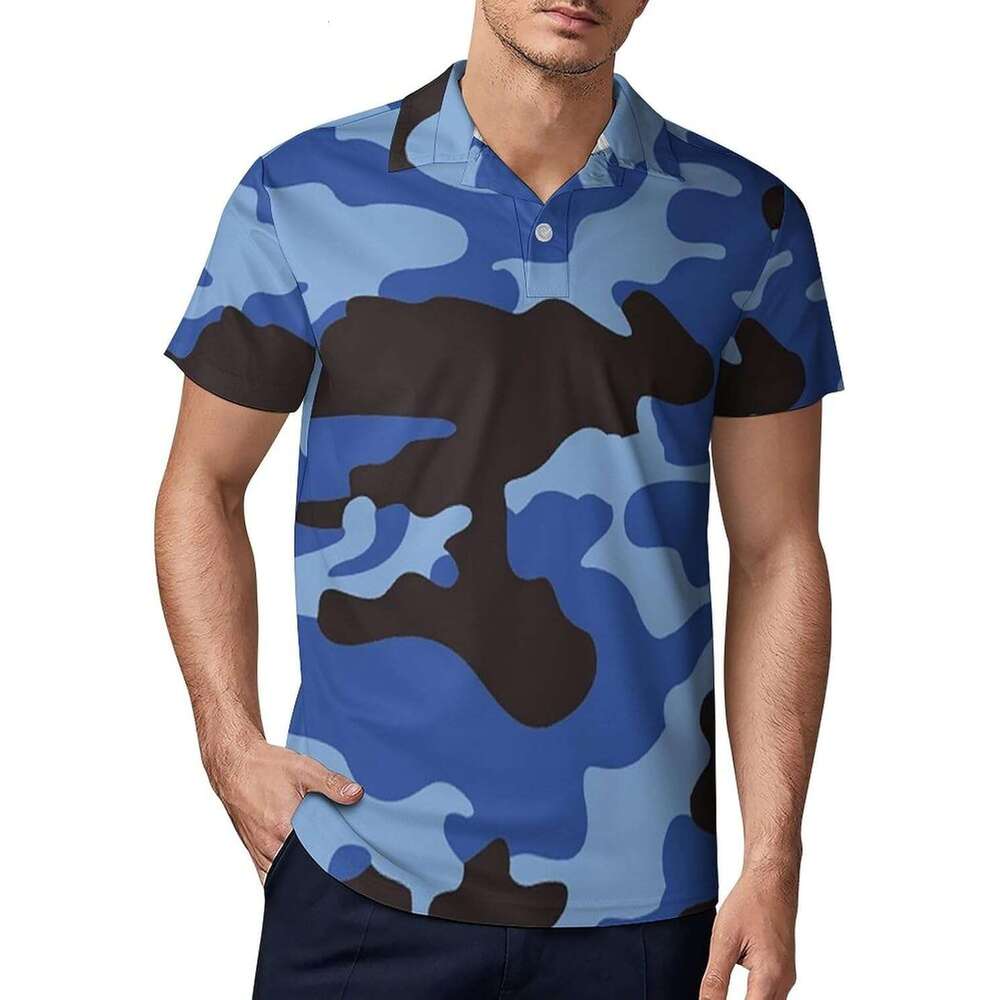 Fashion Mens Polo shirt Light ripe wind Quick-Dry Moisture Wicking 3D Print Casual Golf Shirts Polos shirts tshirt Casual tops summer clothes Short sl