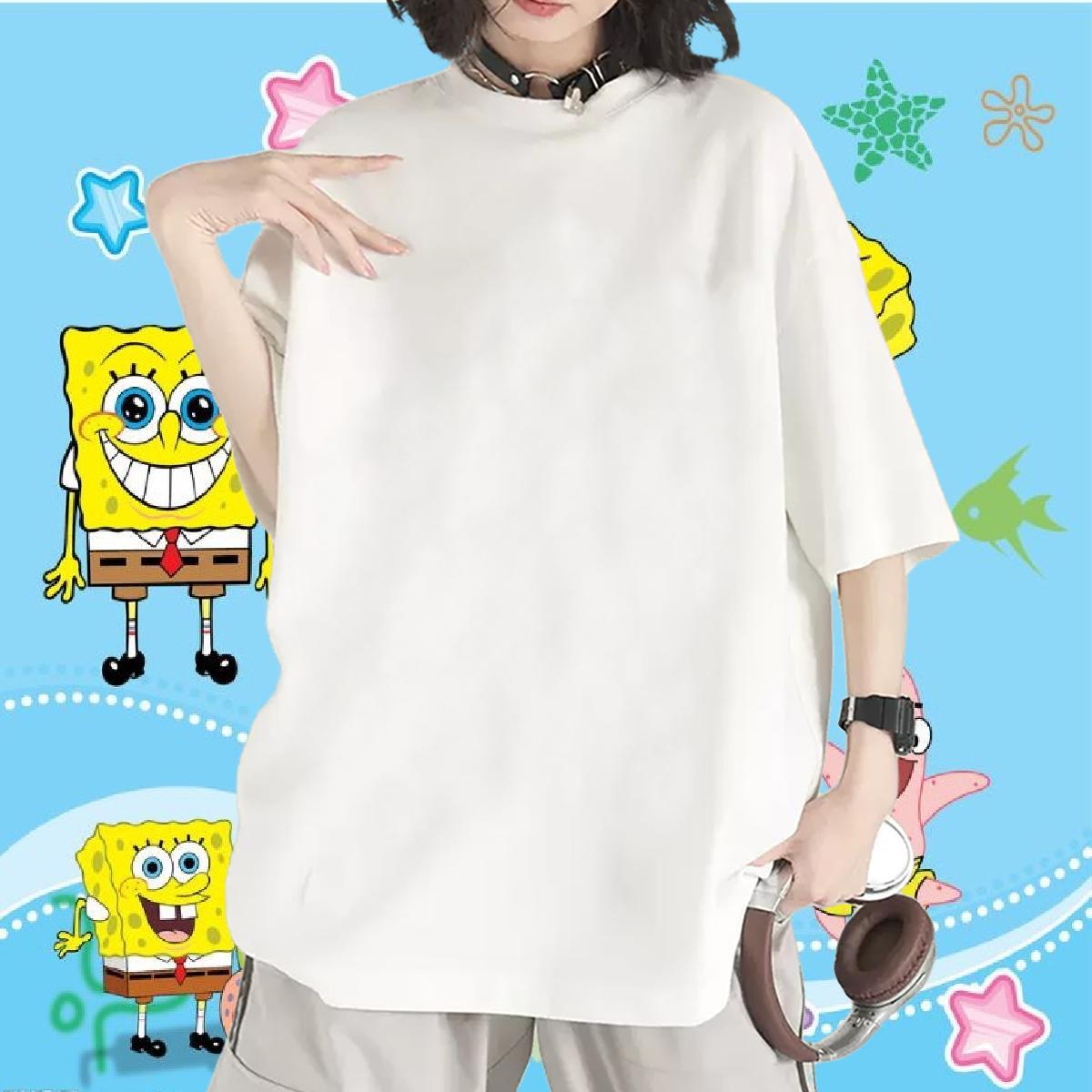 5A Unisex Tshirts 230g 100% Cotton painting Summer Casual Women T Shirts Breathable Short Sleeve DIY Logo Tees
