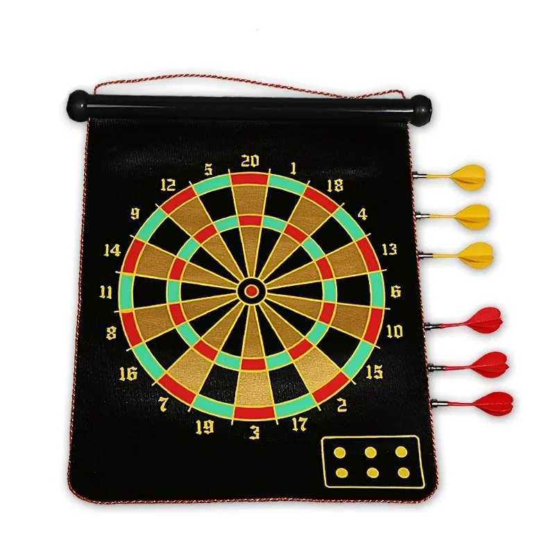 12/15 Magnetic Darts Double Sided Magnetic Flying Target with 4/6 Marks Y240807