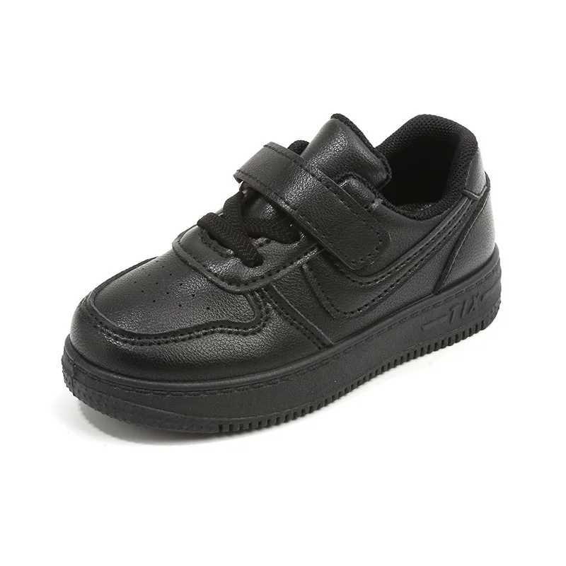 Flat shoes Childrens White Shoes Spring and Autumn Kids Sports Shoes Anti Slip Lightweight Boys Board Shoes Soft Sole Sneaker Kid Tenis H240805