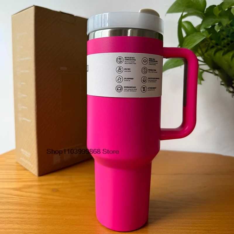 H2.0 Stainless Steel Vacuum Insulated Tumbler 40 oZ Tumbler FlowState Straw Lid Stainless Steel Cold Hot Mug with Lid and StrawCL240809