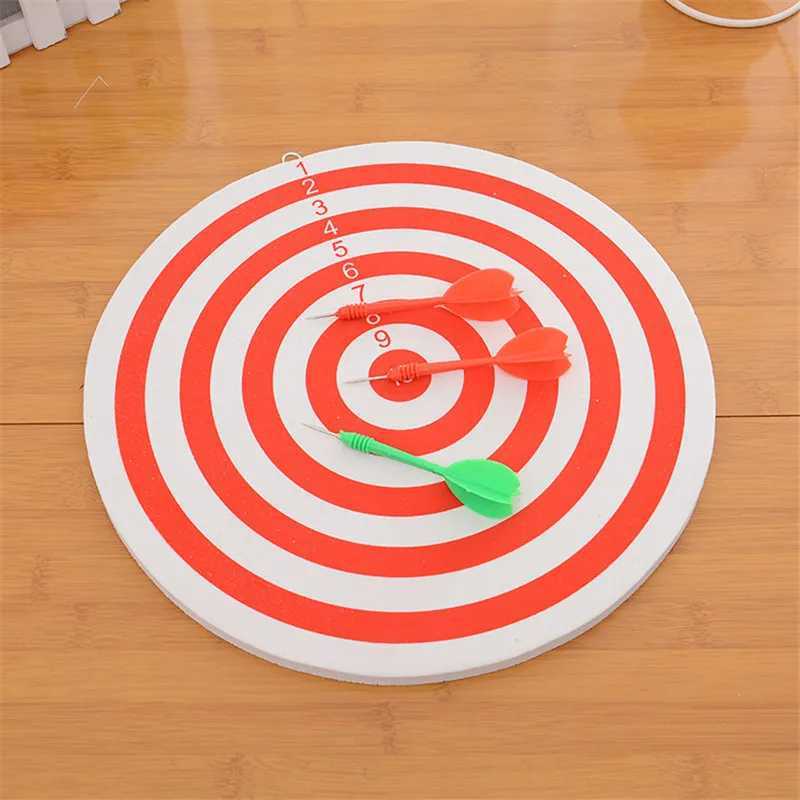Diameter 29.5cm Darts Target +3 Darts Wall-mounted Two-sided Dual-use Thick Foam Toy Dart Board Suit Y240807