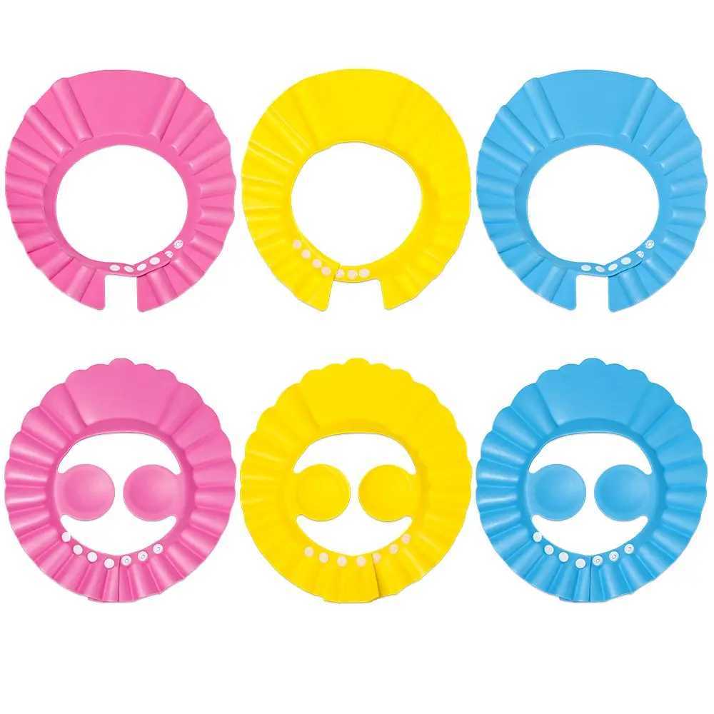 Boys girls children portable waterproof adjustable shampoo cap shampoo hair mask baby shower cap bathroom padW240717