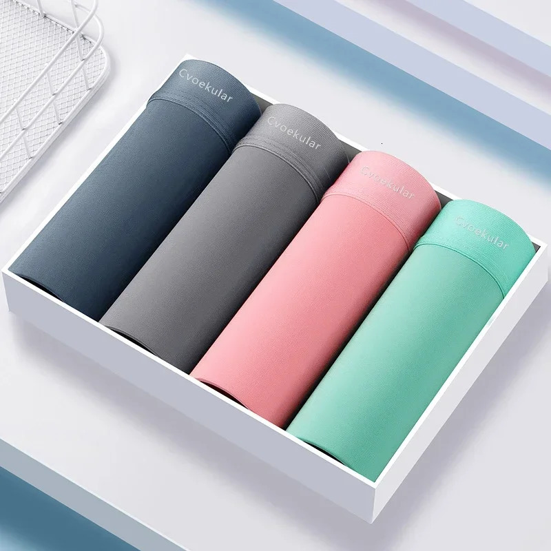 Cvoekular Man Boxer lingerie Ice Silk Sous Vetement Homme sexy lingerie Bokseki Meskie Calzoncillos shorts240808