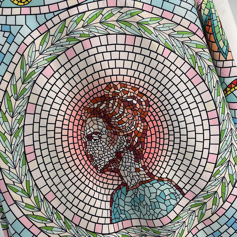 mens loose summer floral print shirt Hawaii vacation clothing mens beach profile printed long sleeved shirt240808