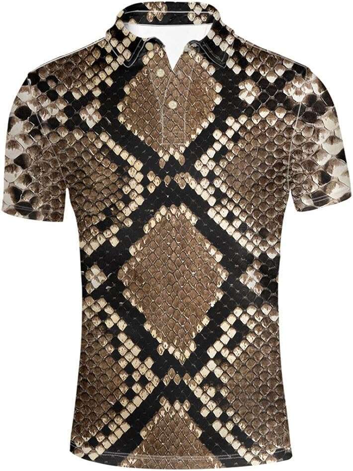 Fashion Mens Polo shirt serpentine for T-Shirts Graphic Short s Tees Button Up Casual Summer Slim Fit Polos shirts tshirt tops summer clothes