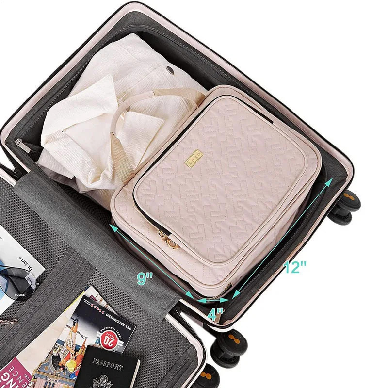 High quality womens makeup bag travel bathroom organizer waterproof storage hanger wash 240809