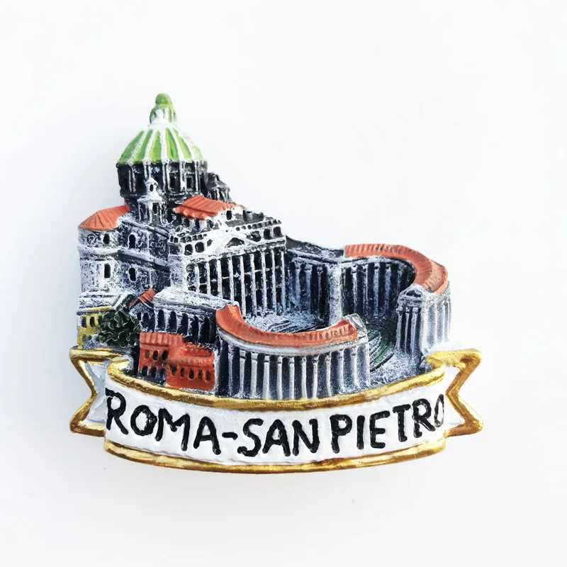 Europe Italy Roma Verona Flavor 3D Refrigerator Magnets Fridge Magnetic Tourist Souvenir Decoration Articles Handicraft GiftsXJ240809